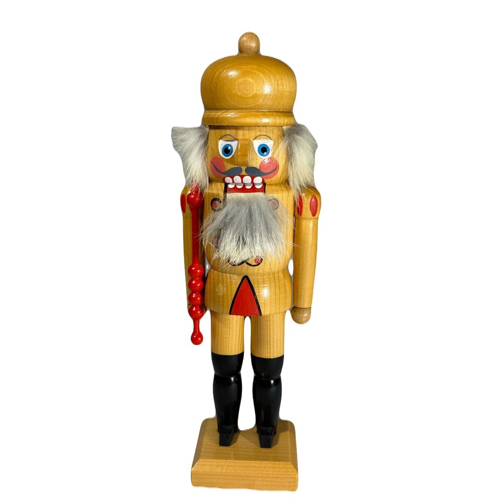 Vintage East German Erzgebirge Nutcracker Soldier GDR DDR Wood Germany